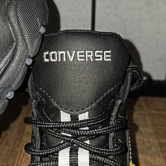 Converse Steel Toe Black Boots Size 7 New - Picture 5 of 11